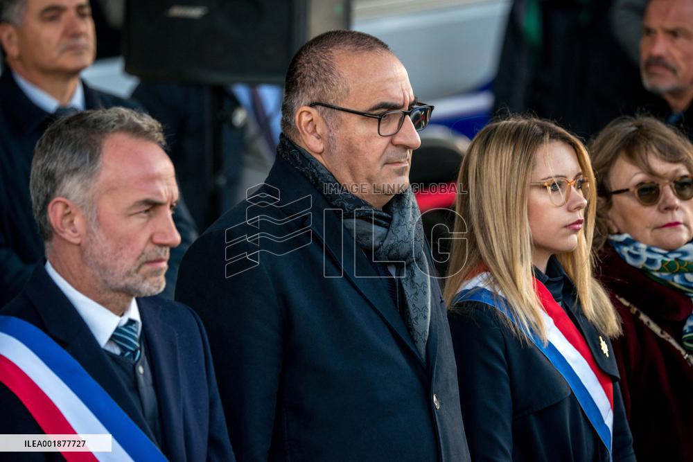 Commemoration of the 62nd anniversary of the victims of October 17 - Paris