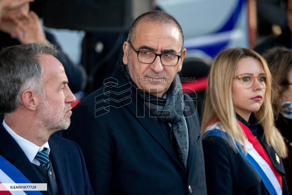 Commemoration of the 62nd anniversary of the victims of October 17 - Paris