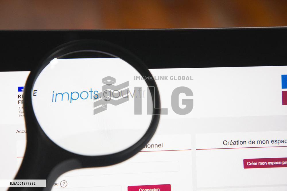 Illustration Of The Impots.Gouv Site - France