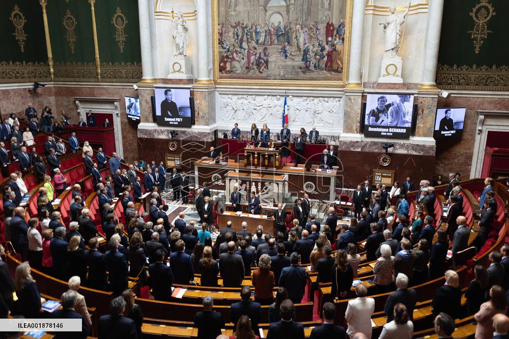 Questions to the goverment at the National Assembly - Paris