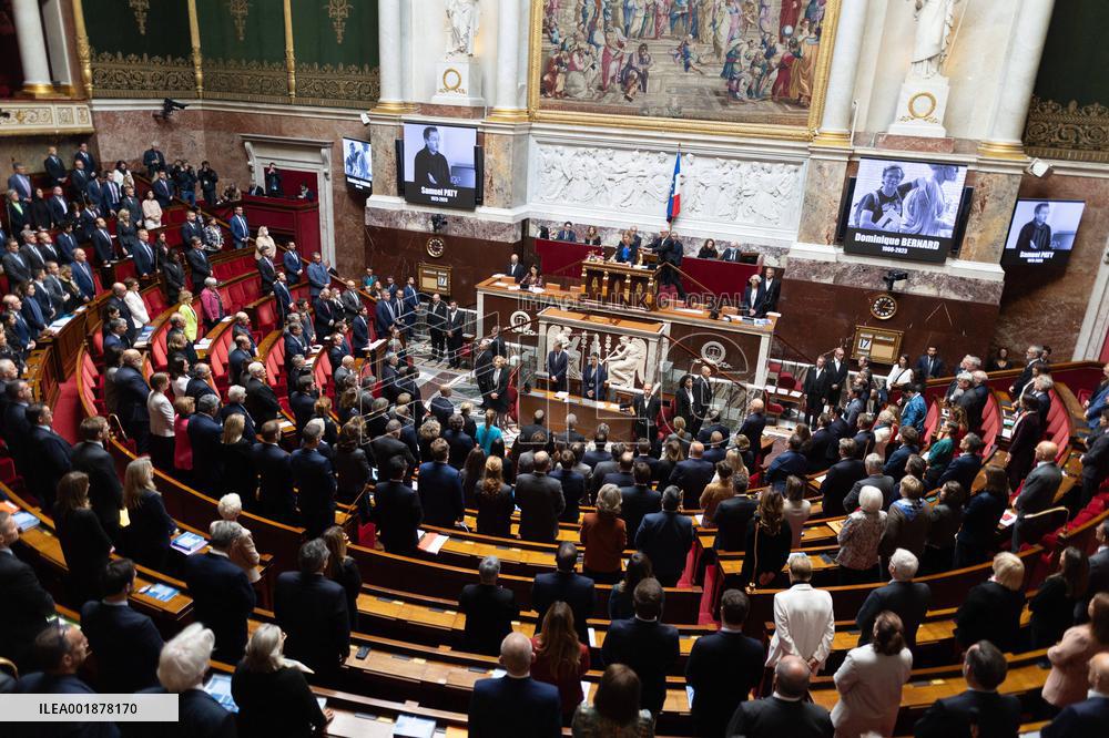 Questions to the goverment at the National Assembly - Paris