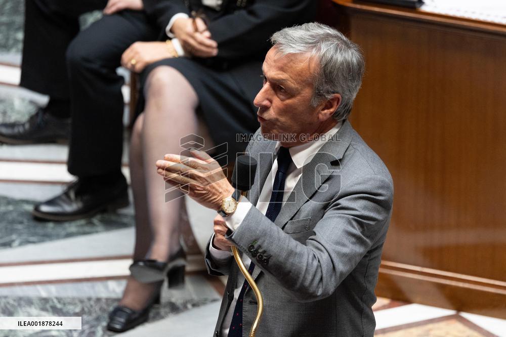Questions to the goverment at the National Assembly - Paris