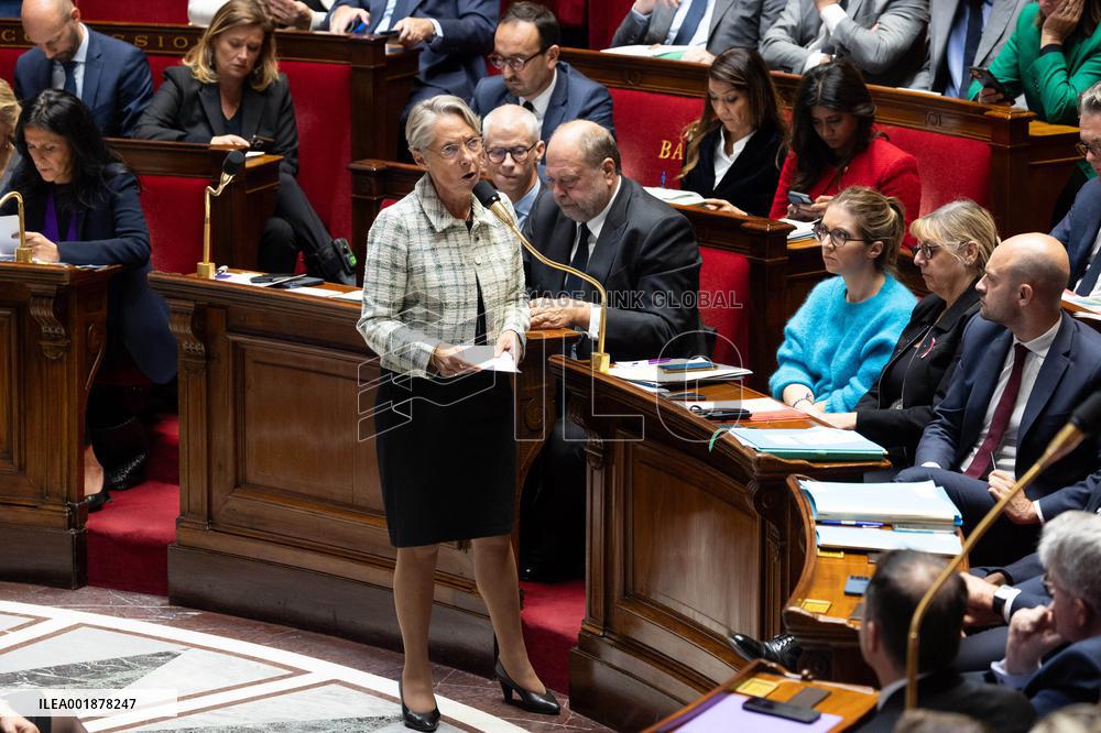 Questions to the goverment at the National Assembly - Paris