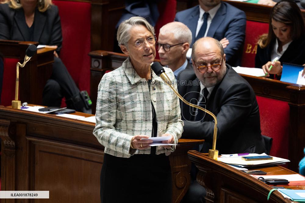 Questions to the goverment at the National Assembly - Paris