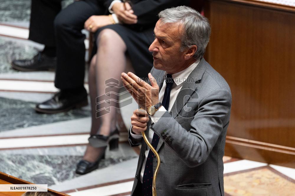 Questions to the goverment at the National Assembly - Paris