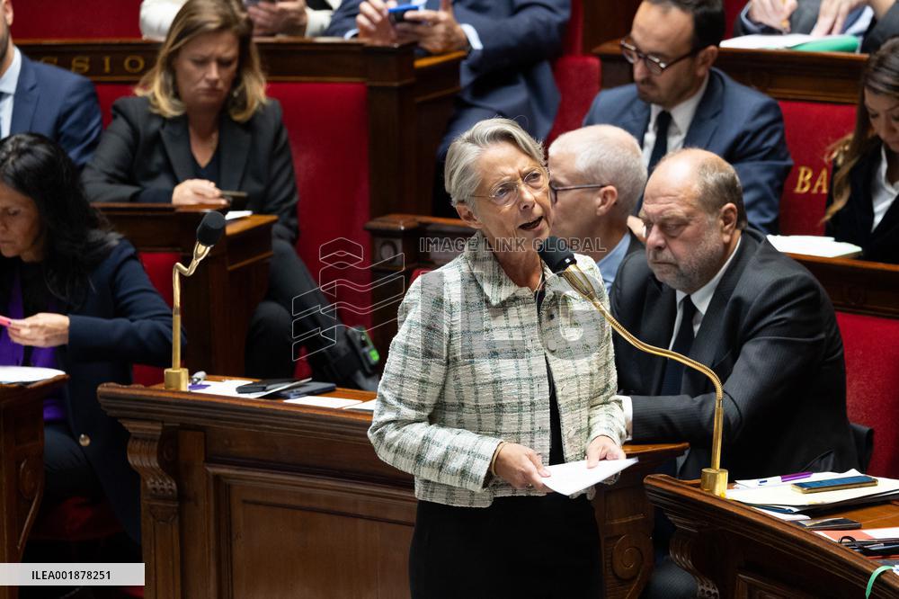 Questions to the goverment at the National Assembly - Paris