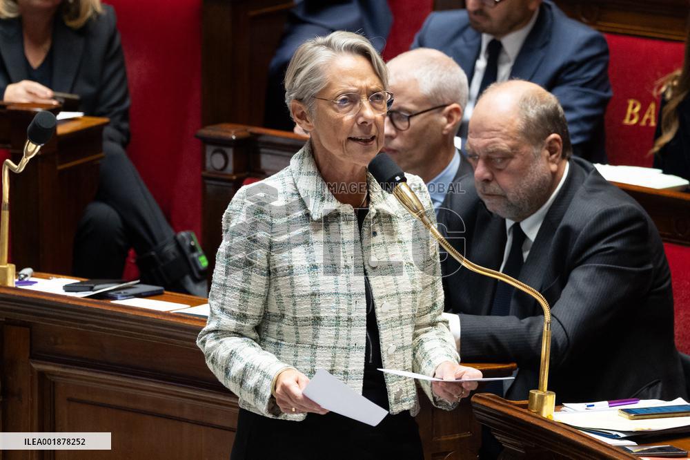 Questions to the goverment at the National Assembly - Paris