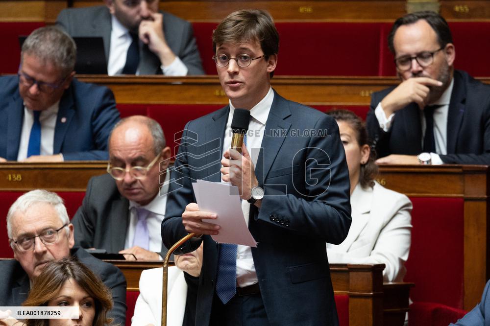 Questions to the goverment at the National Assembly - Paris