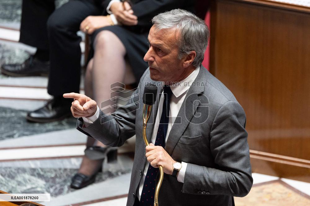 Questions to the goverment at the National Assembly - Paris