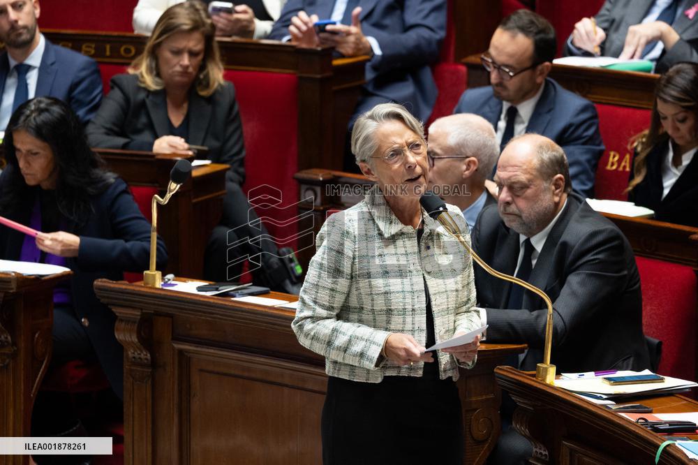Questions to the goverment at the National Assembly - Paris