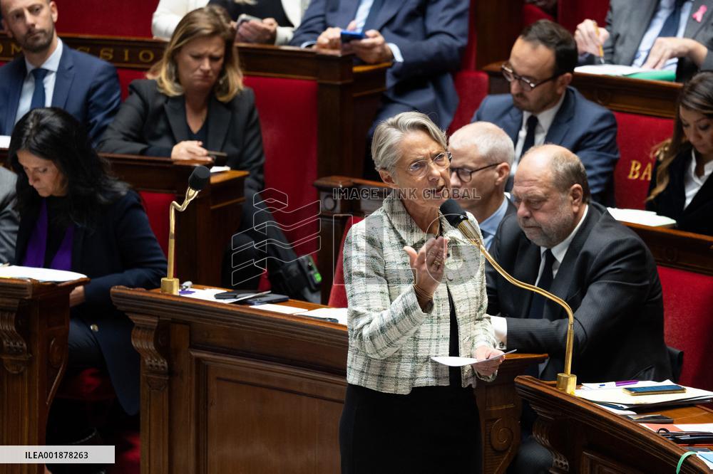Questions to the goverment at the National Assembly - Paris