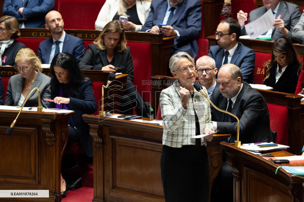 Questions to the goverment at the National Assembly - Paris