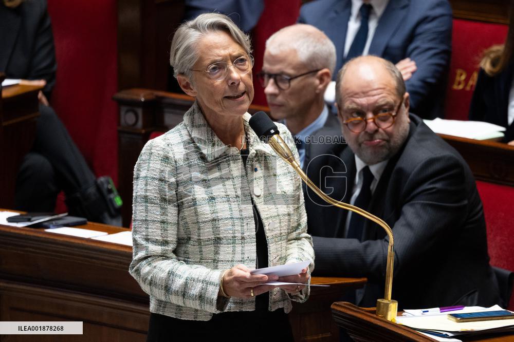 Questions to the goverment at the National Assembly - Paris