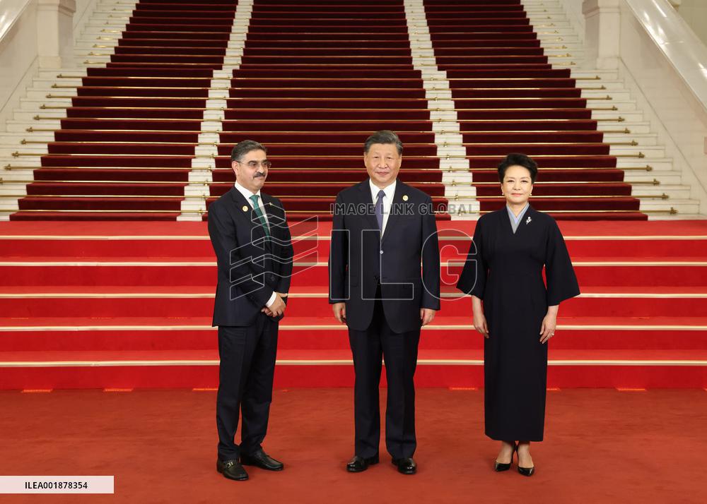 (BRF2023)CHINA-BEIJING-XI JINPING-PENG LIYUAN-BELT AND ROAD FORUM-BANQUET (CN)