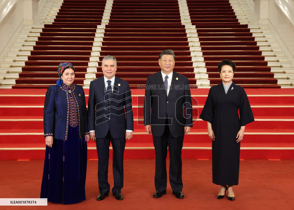 (BRF2023)CHINA-BEIJING-XI JINPING-PENG LIYUAN-BELT AND ROAD FORUM-BANQUET (CN)