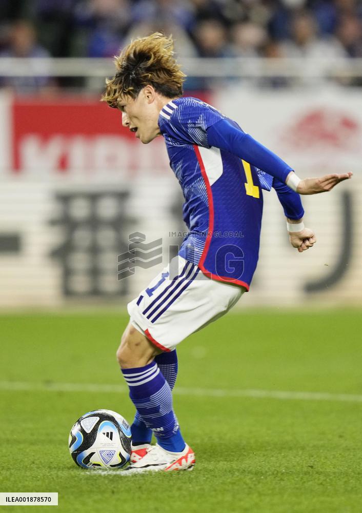 Football: Friendly between Japan and Tunisia