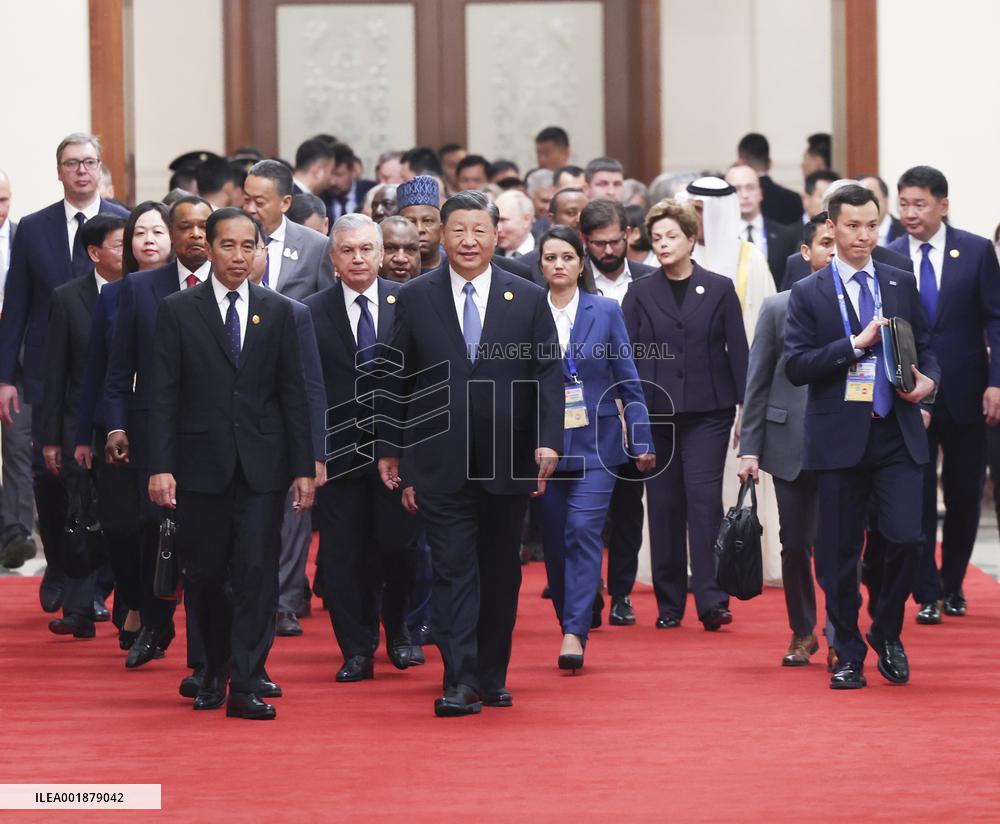 (BRF2023)CHINA-BEIJING-XI JINPING-BELT AND ROAD FORUM-OPENING CEREMONY (CN)