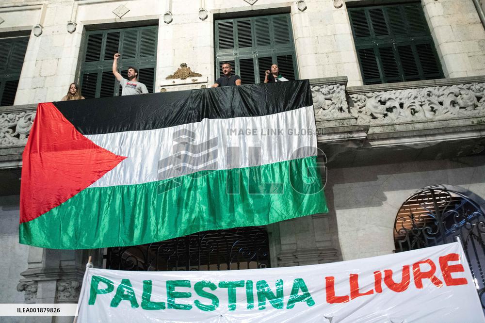 Rally In Support Of The Palestine - Girona