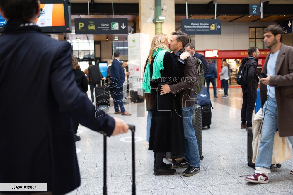 Clement Beaune visits Gare du Nord - Paris