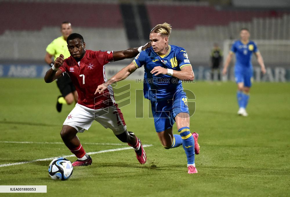 Ukraine beats Malta 3-1 in UEFA EURO 2024 qualifier