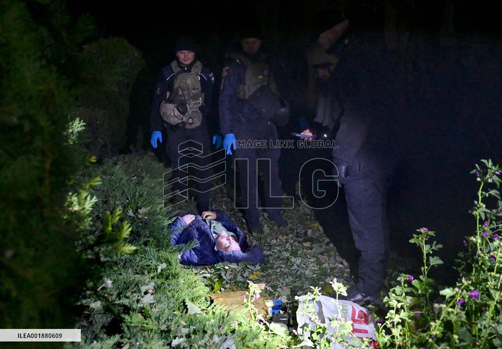 Russian missile attack on Zaporizhzhia