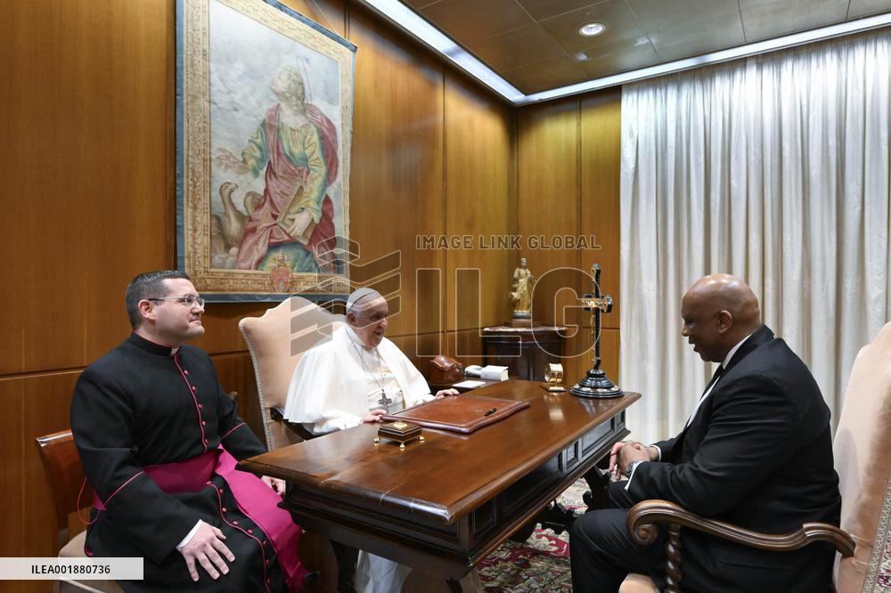 Pope Francis Receives King Of Lesotho - Vatican