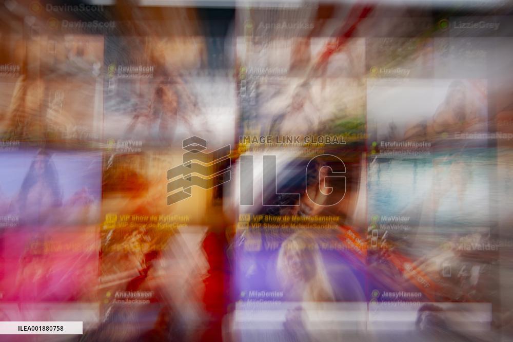 Illustrations Of A Pornographic Website - France