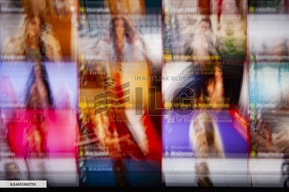 Illustrations Of A Pornographic Website - France