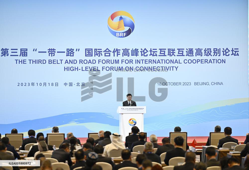 (BRF2023)CHINA-BEIJING-BELT AND ROAD FORUM-HIGH-LEVEL FORUM ON CONNECTIVITY (CN)