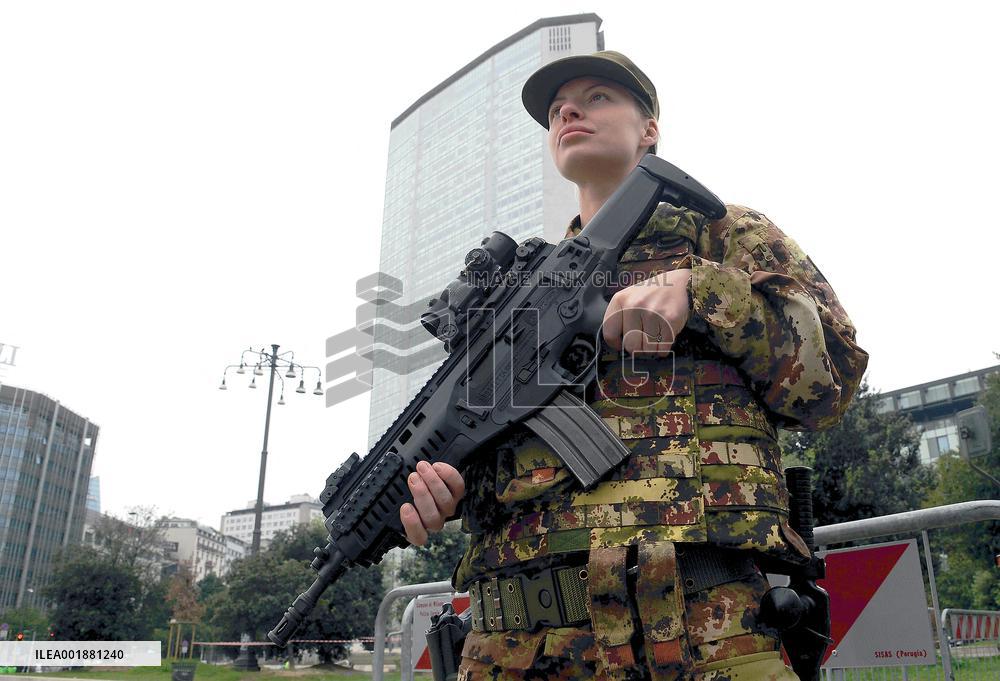 Security Measures Around The Sensitive Places - Milan
