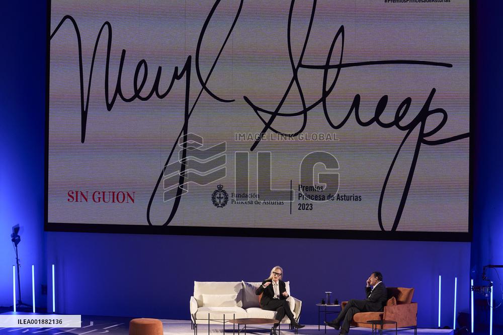 Meryl Streep And Antonio Banderas Q&A - Oviedo