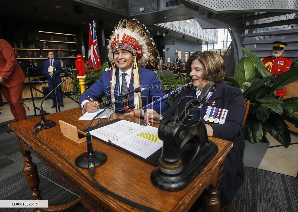 Cabinet Swearing-In Ceremony - Winnipeg