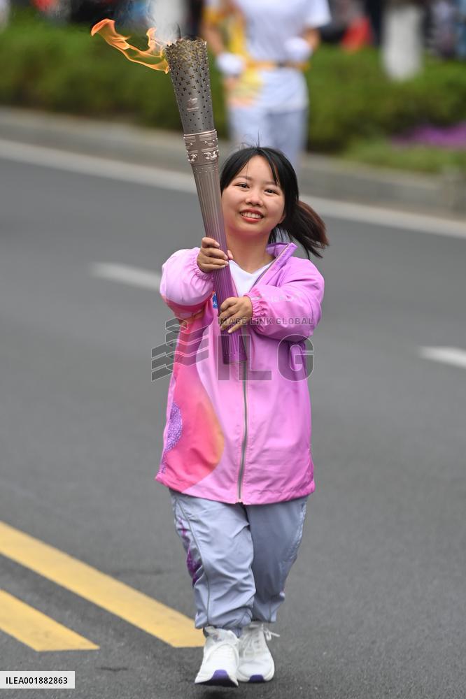 (SP)CHINA-ZHEJIANG-HANGZHOU-ASIAN PARA GAMES-TORCH RELAY (CN)