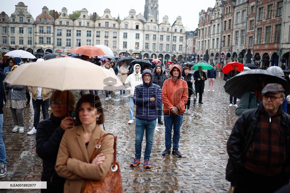 Funeral Of Dominique Bernard - Arras