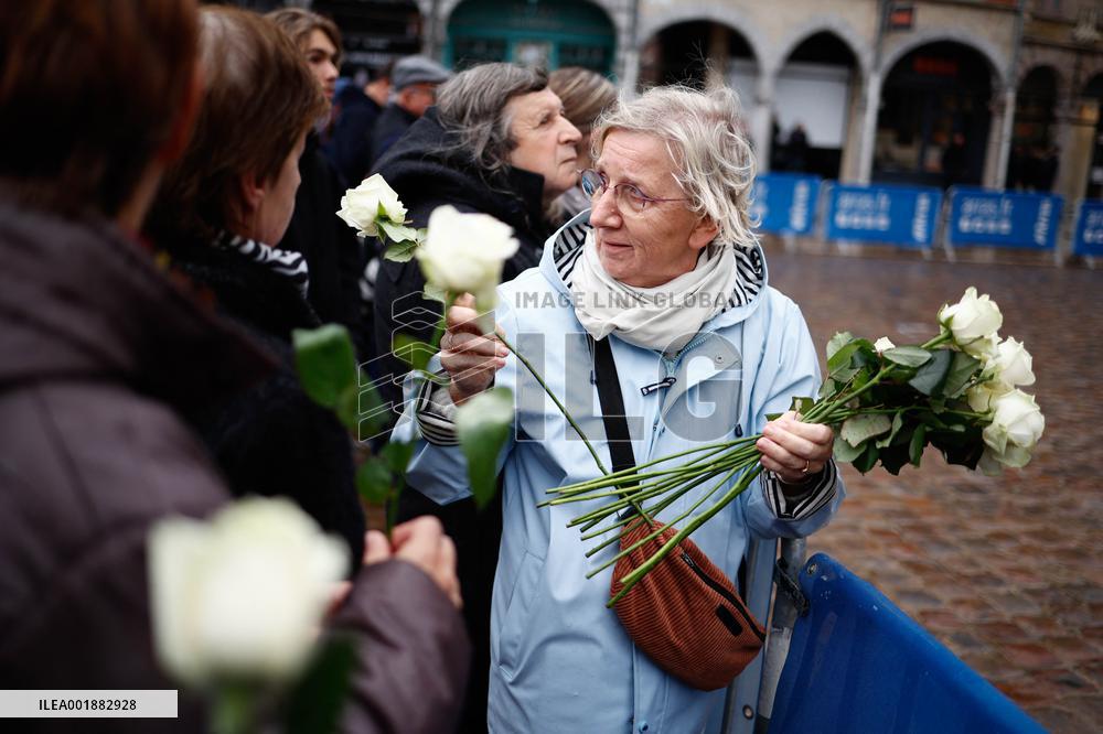 Funeral Of Dominique Bernard - Arras