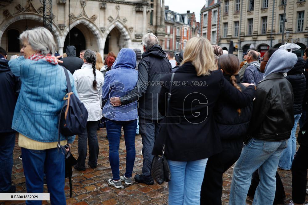 Funeral Of Dominique Bernard - Arras