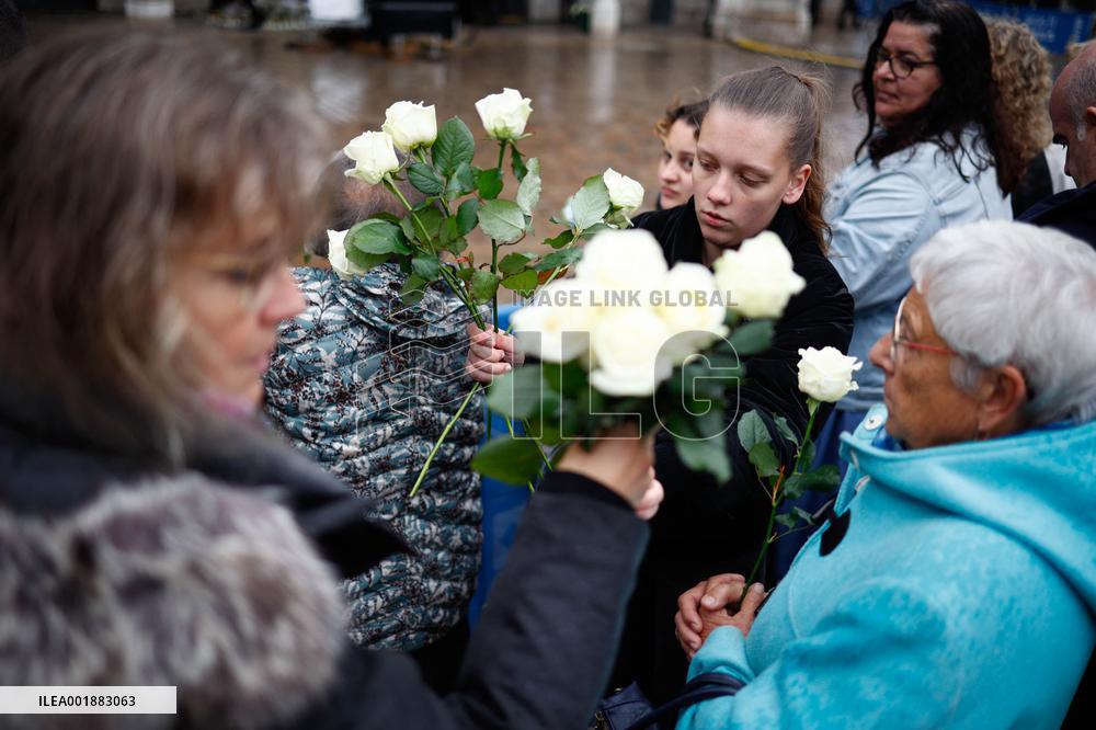 Funeral Of Dominique Bernard - Arras