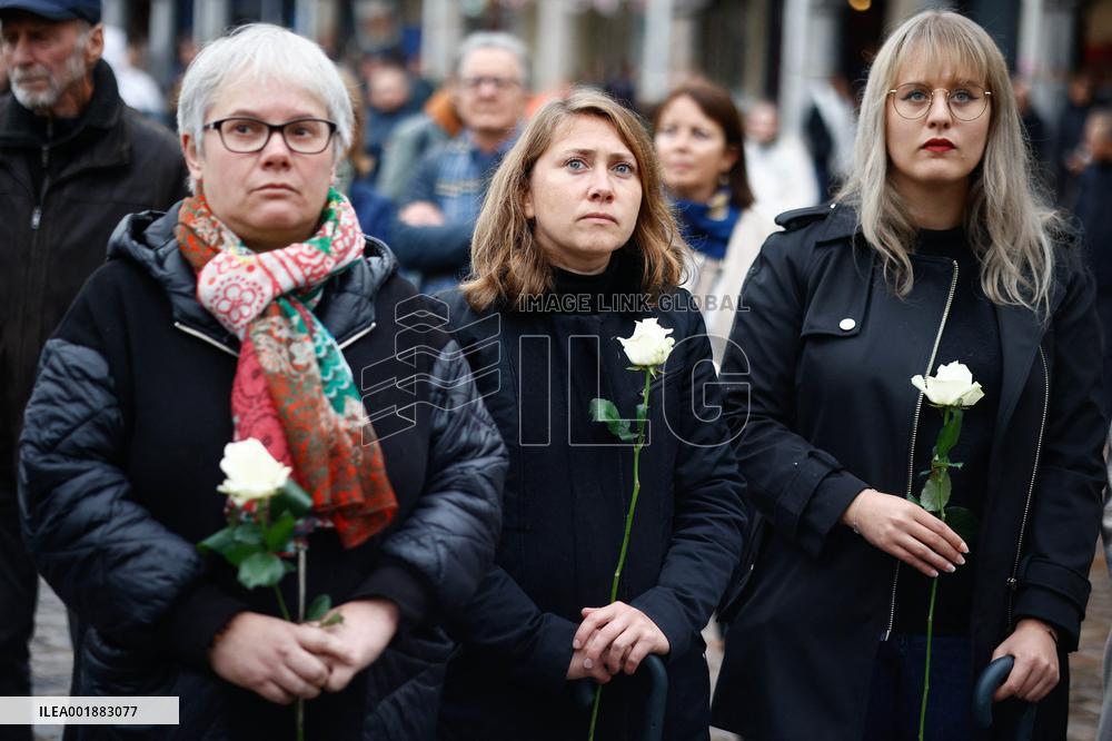 Funeral Of Dominique Bernard - Arras