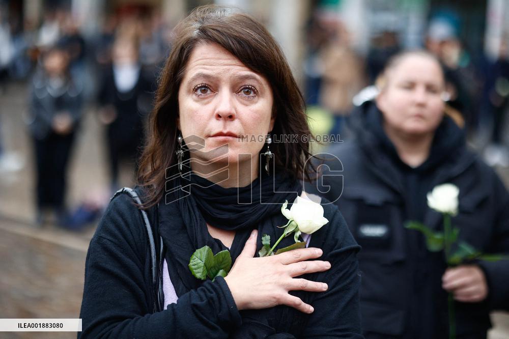 Funeral Of Dominique Bernard - Arras