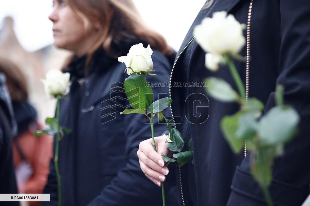Funeral Of Dominique Bernard - Arras