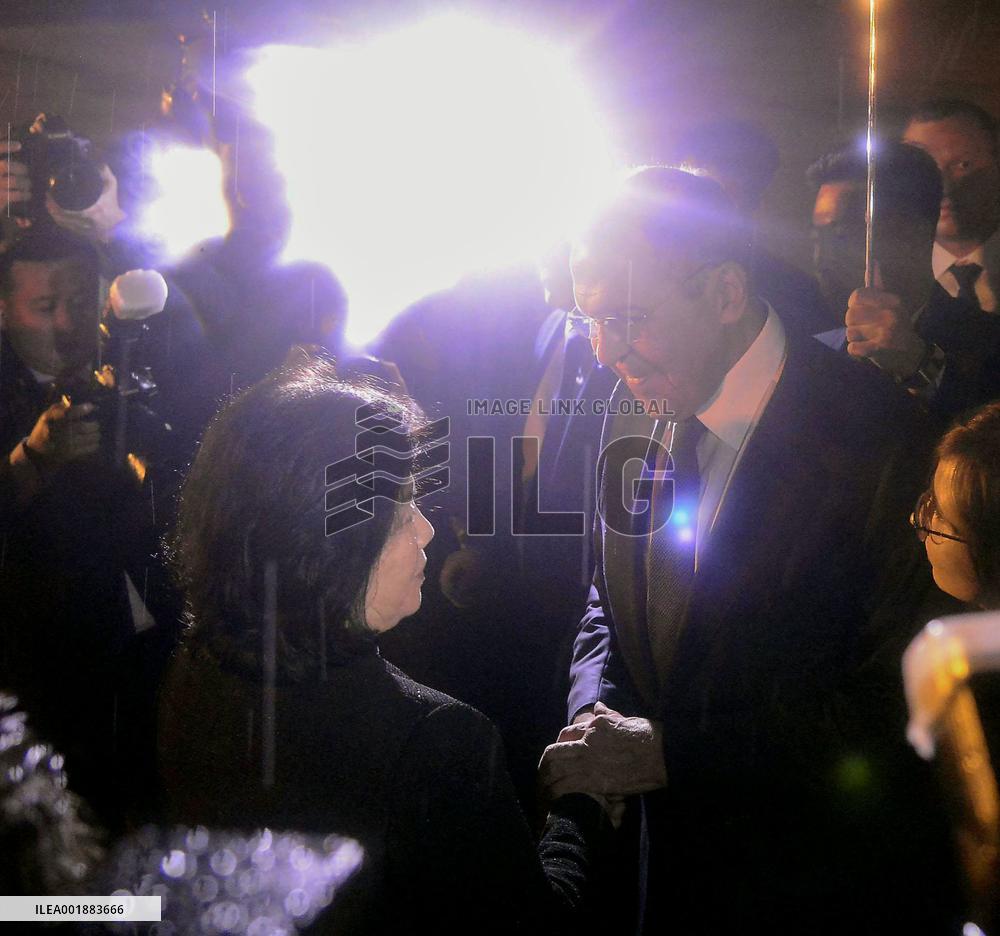 Russian foreign minister in Pyongyang