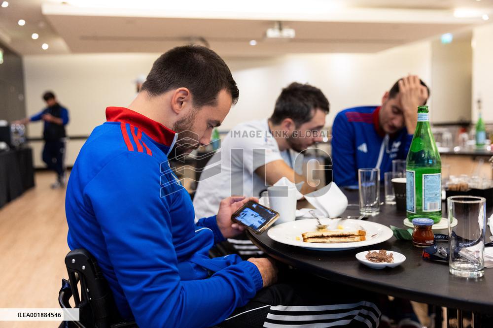 IWRC - Team France at the hotel