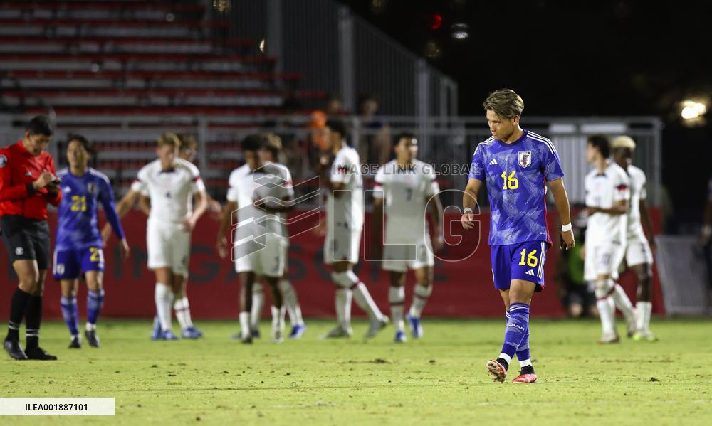 Football: Japan vs. U.S. U-22 friendly