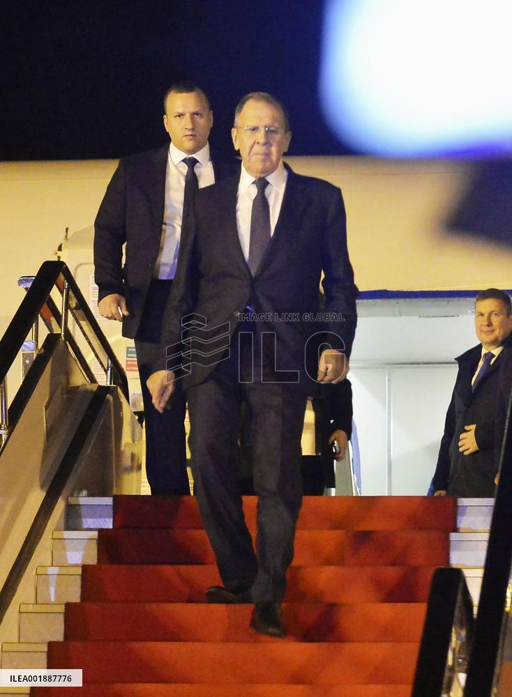 Russian foreign minister in Pyongyang