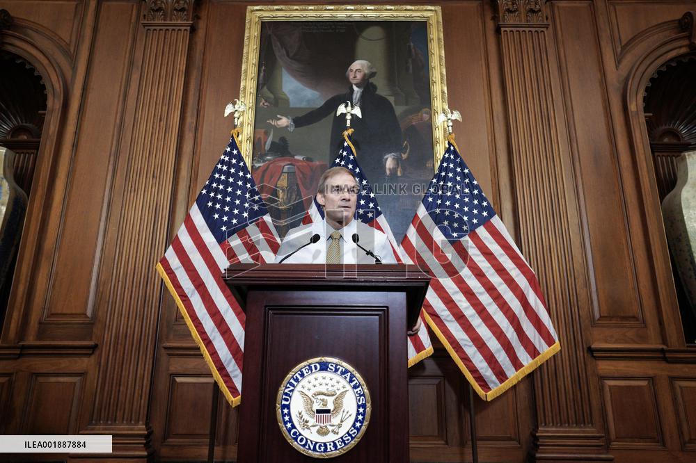 Jim Jordan press conference - Washington