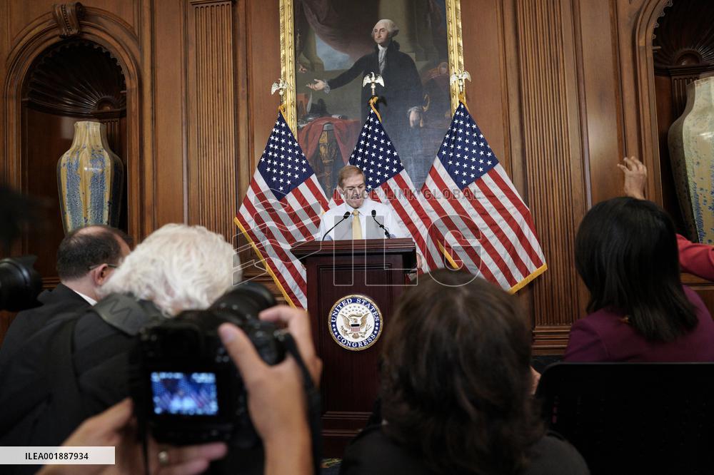 Jim Jordan press conference - Washington