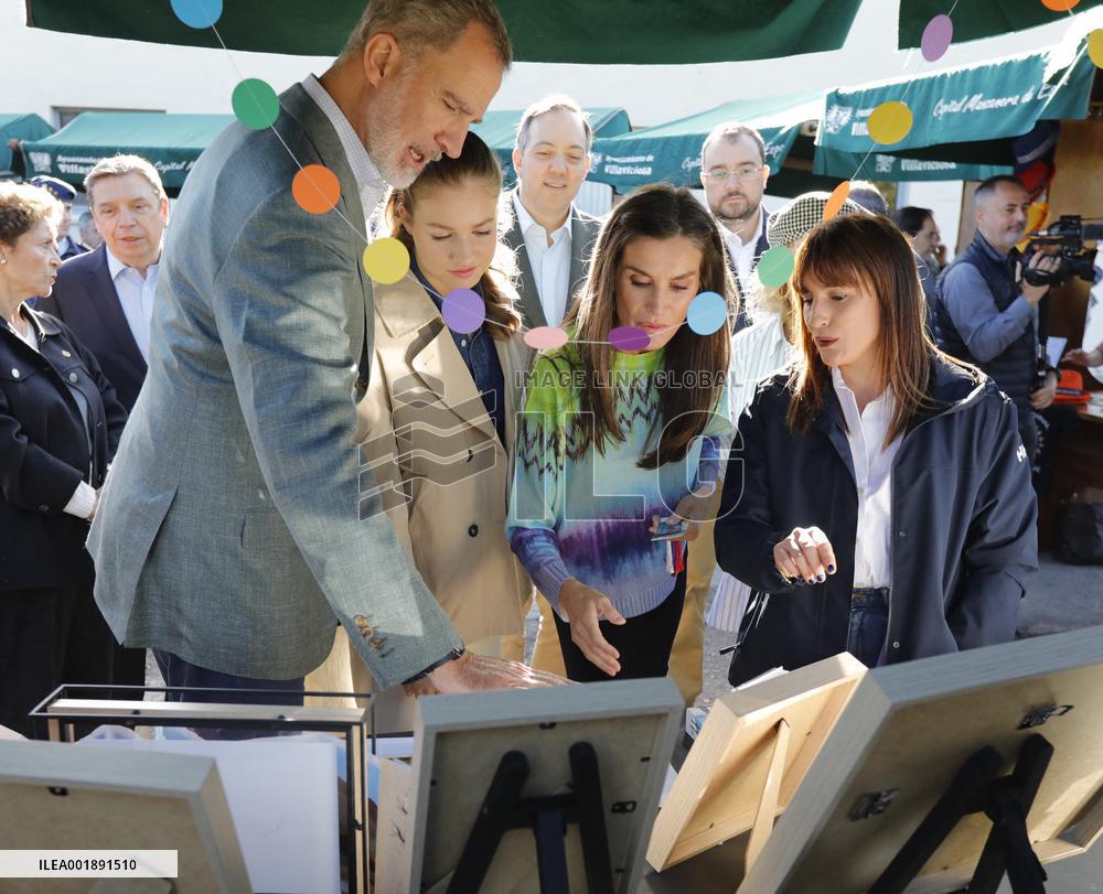 Spanish Royals Arrive In Arroes