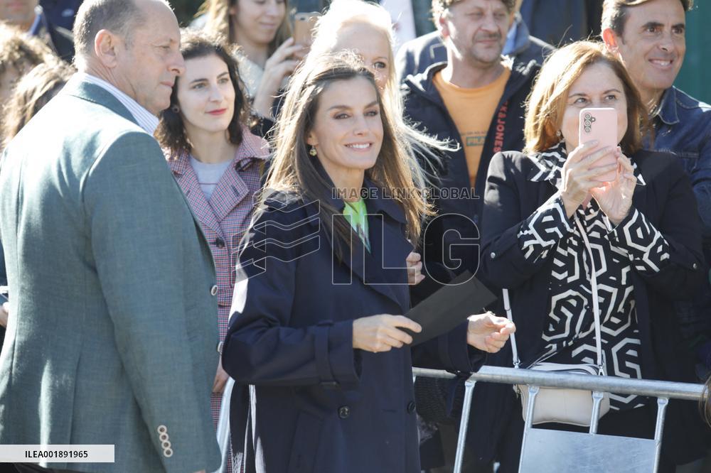 Spanish Royals Arrive In Arroes