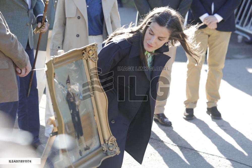 Spanish Royals Arrive In Arroes