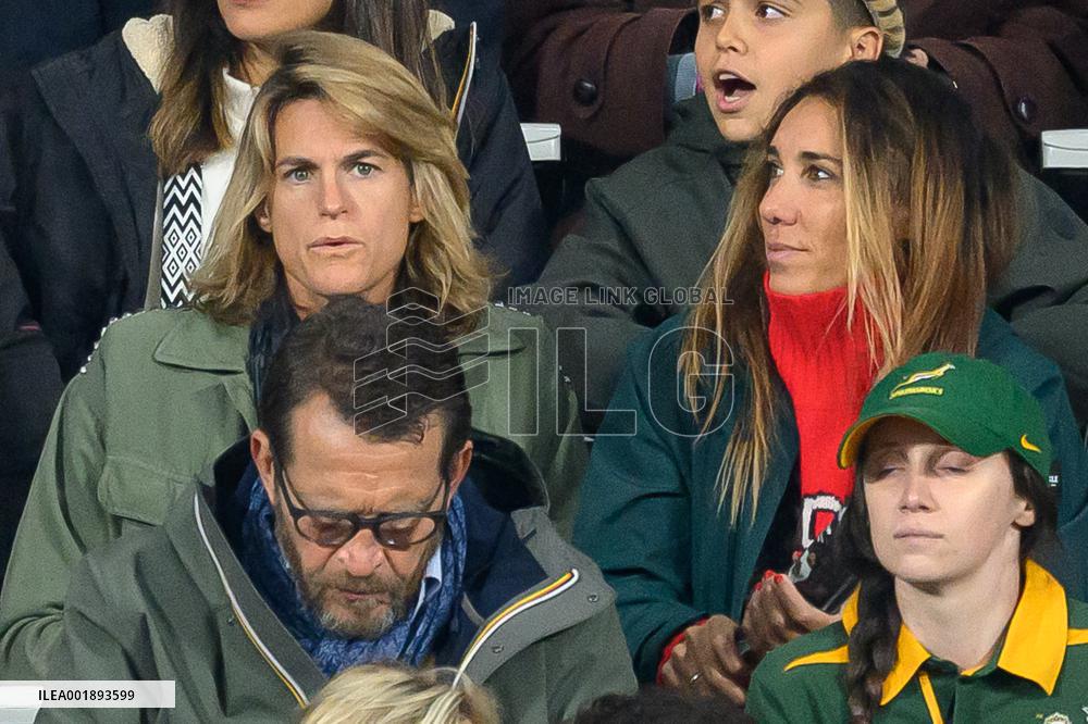 Celebs Watch England v South Africa